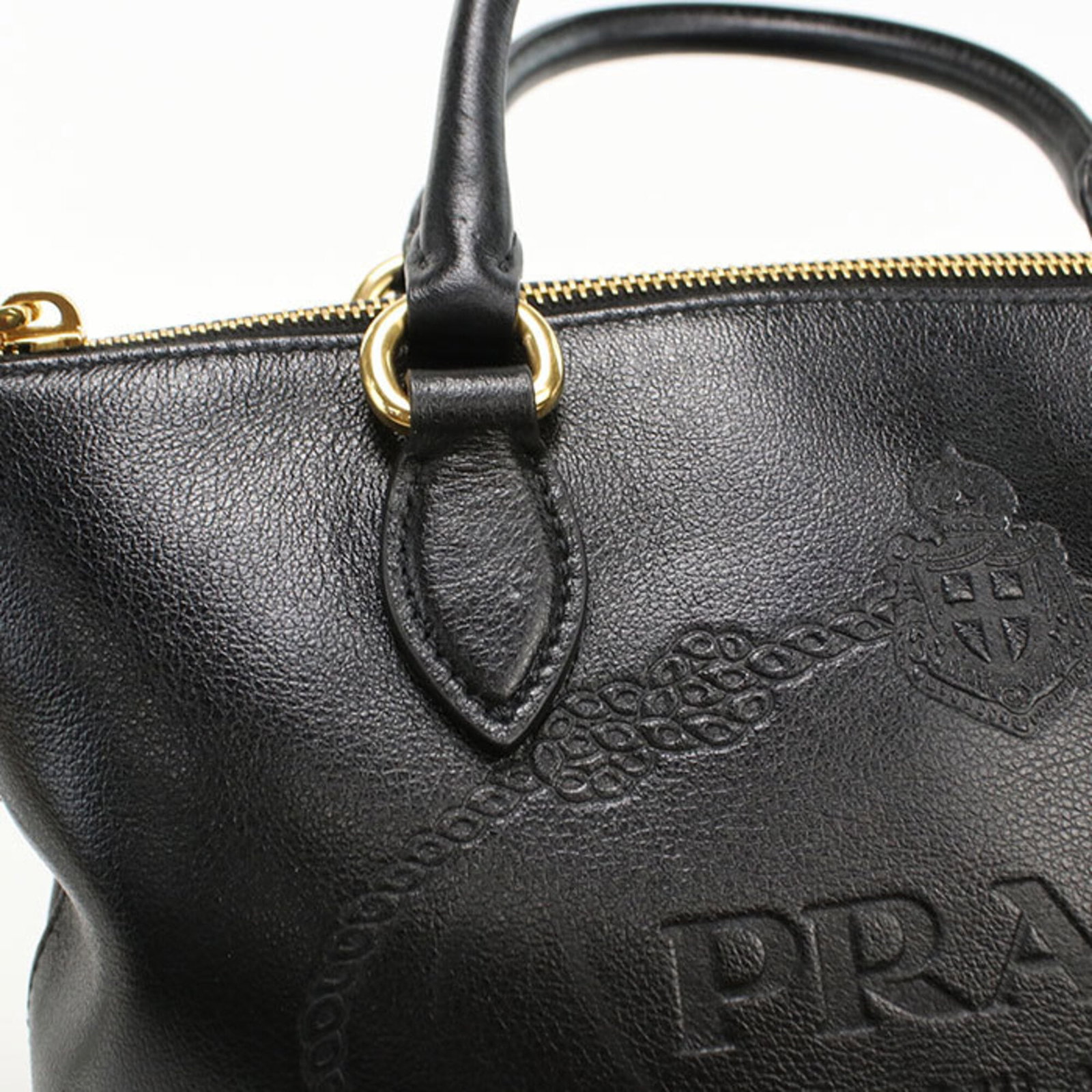 Handbag Leather Prada - 5
