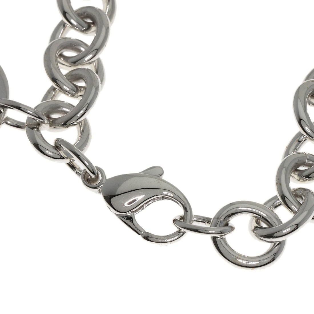 Return Tiffany Round Silver Bracelet - 5