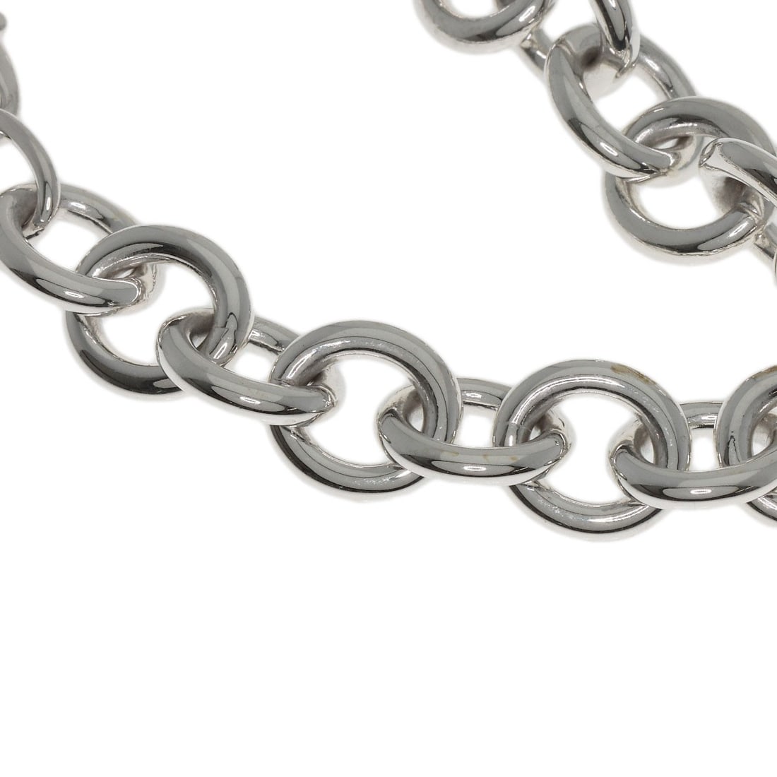 Return Tiffany Round Silver Bracelet - 8