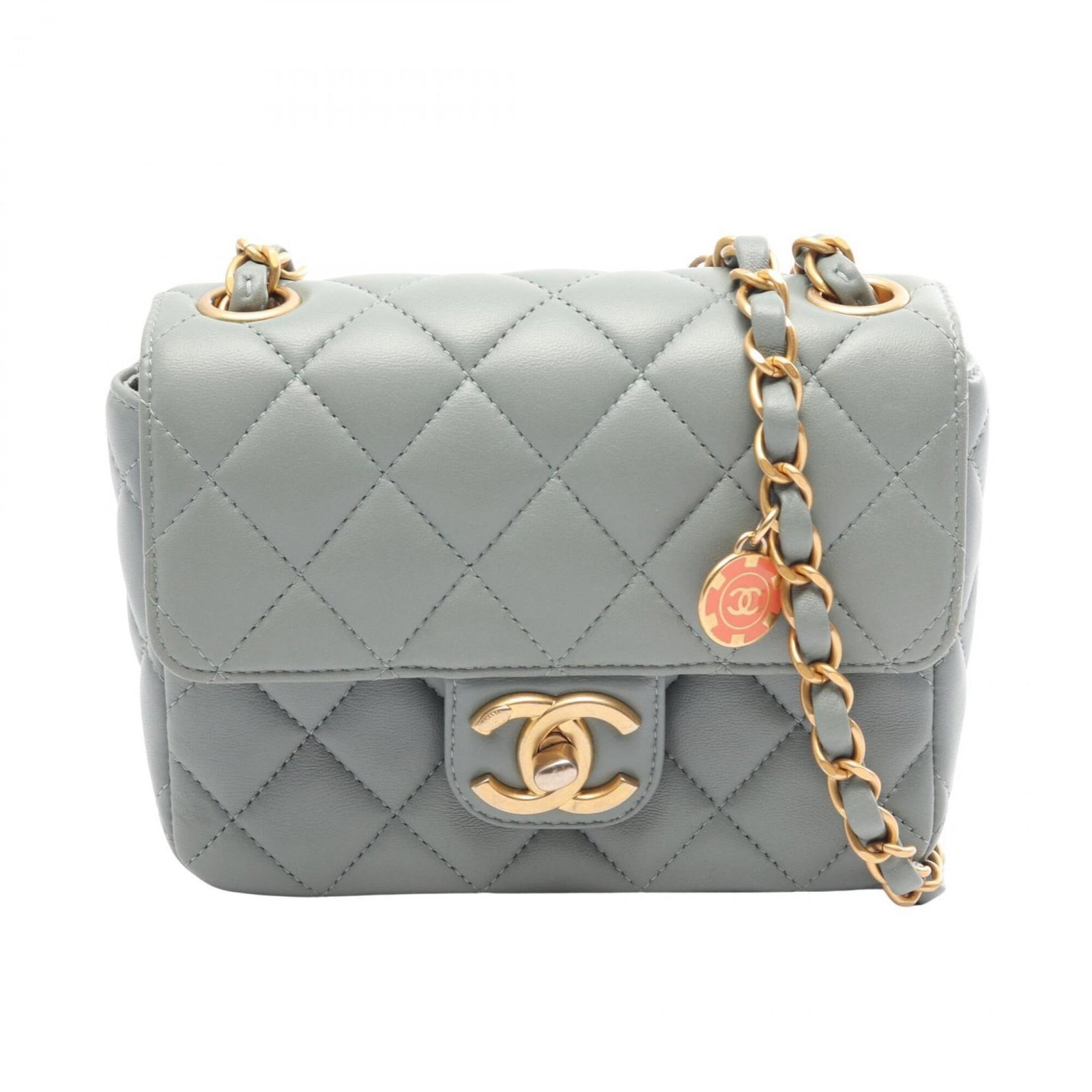 Shoulder Bag Leather Handbag Chanel: Shoulder Bag Leather Handbag Chanel Chanel's iconic shoulder bag is crafted from luxurious lambskin leather, featuring a striking green hue that adds a touch of sophistication to any outfit. With its 