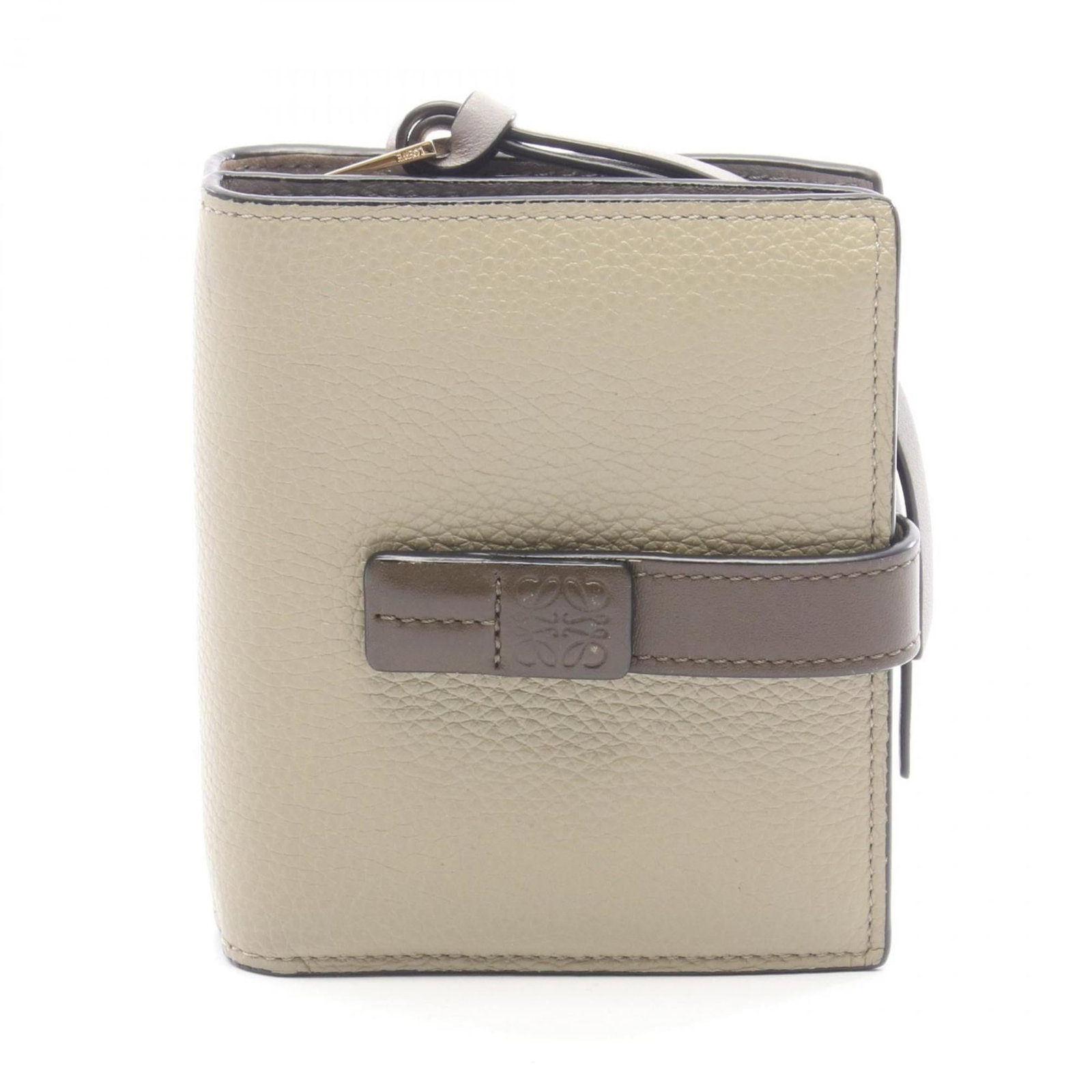 Loewe Wallet (Bi-Fold) Leather: Loewe Wallet (Bi-Fold) Leather The Loewe bi-fold wallet is a stylish and functional accessory made from high-quality leather. Its sleek design and compact size make it perfect for everyday use, with a