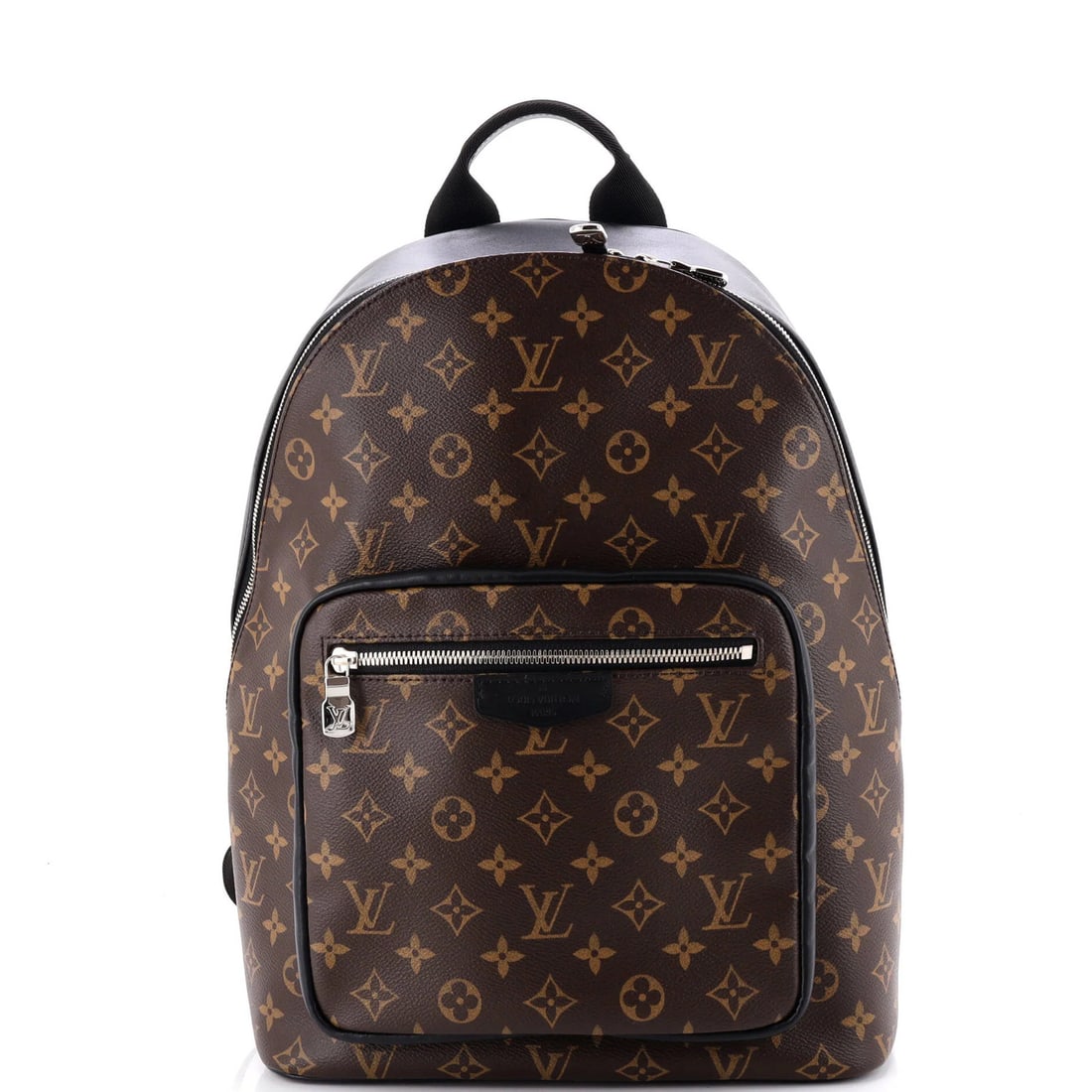 Josh Backpack Louis Vuitton Monogram Macassar Canvas: Josh Backpack Louis Vuitton Monogram Macassar Canvas Brown Louis Vuitton Monogram Macassar Canvas Josh Backpack with scuffs, stains, edge wear, minor creases, and minor discoloration. Measuring 16"