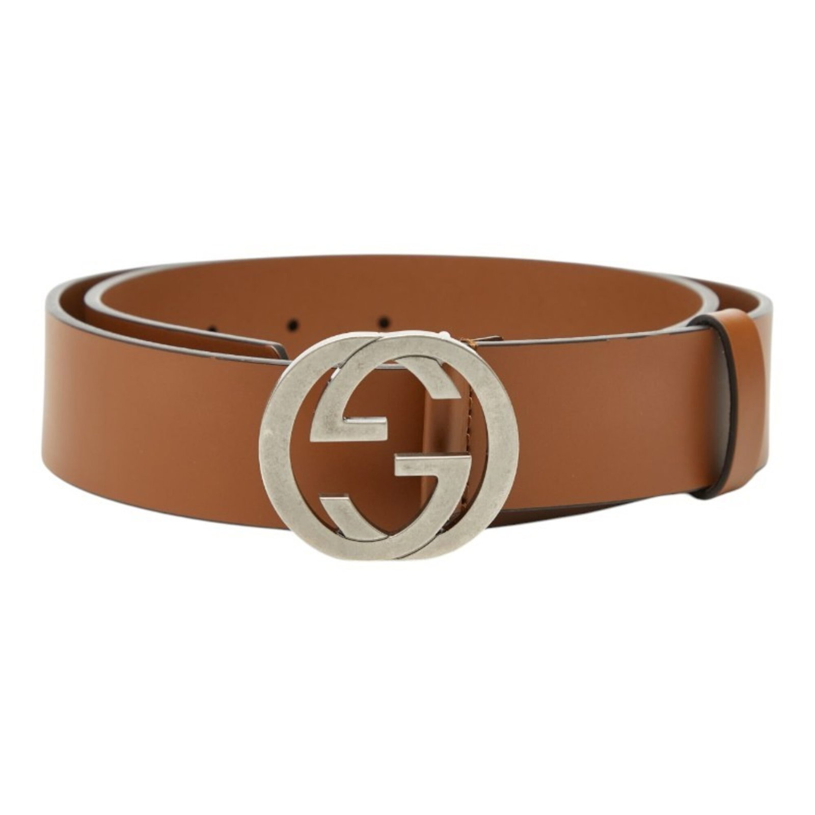 Standard Belt Gucci: Standard Belt Gucci This Gucci standard belt is crafted from high-quality leather, available in a rich brown color. Measuring 81cm-91cm in length, it offers a versatile fit for men. Made from genuine 