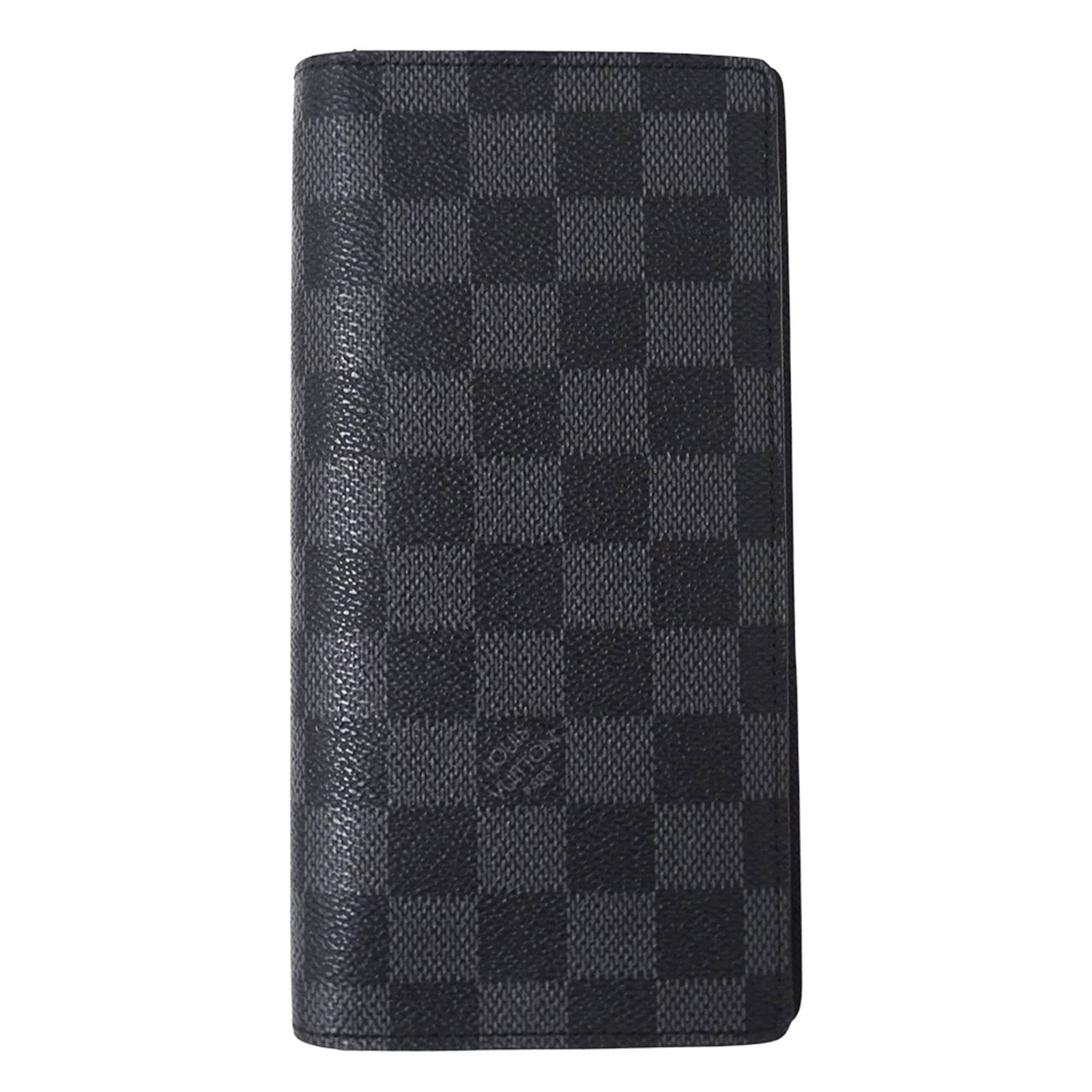 Louis Vuitton Long Wallet (Bi-Fold) Damier Graphite: Louis Vuitton Long Wallet (Bi-Fold) Damier Graphite The Louis Vuitton Long Wallet (Bi-Fold) Damier Graphite is a classic, black and Damier Graphite design, featuring the iconic monogram pattern. Made