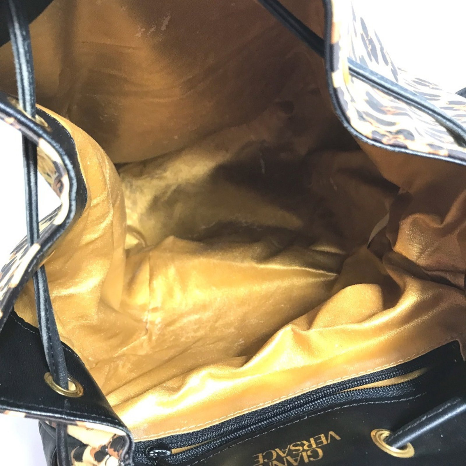 PVC Leather Versace Backpack - 13