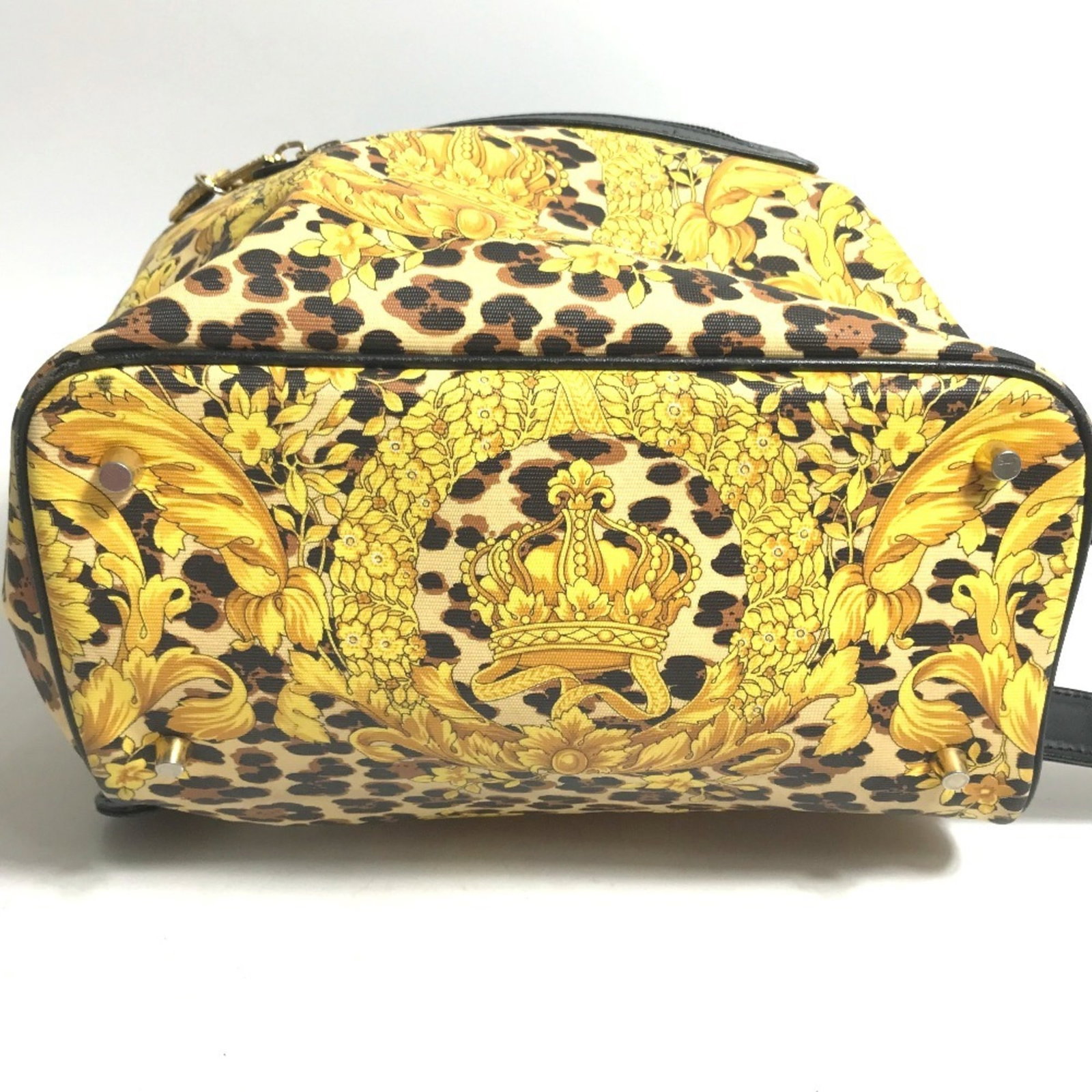 PVC Leather Versace Backpack - 4