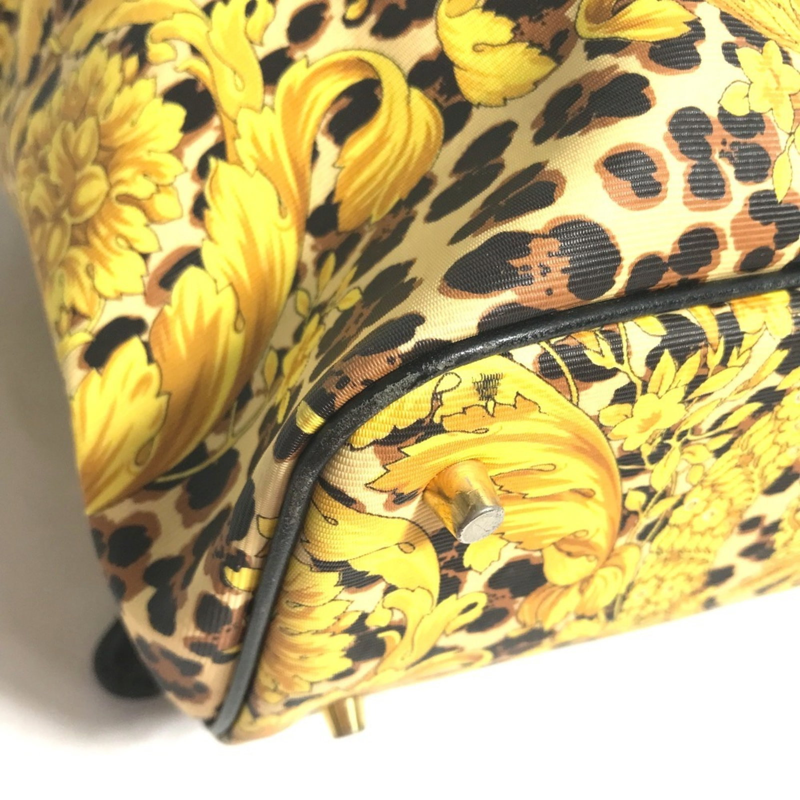 PVC Leather Versace Backpack - 5