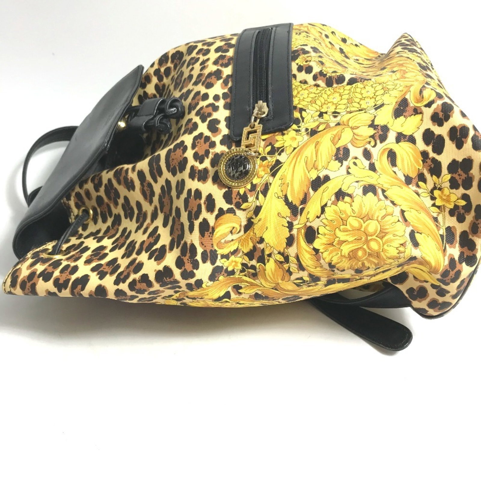 PVC Leather Versace Backpack - 6