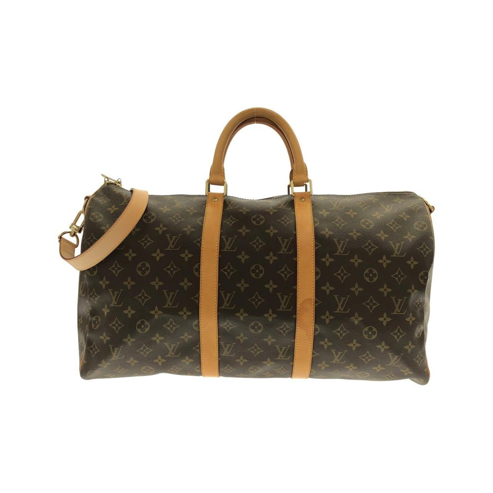 Vuitton Monogram Bag Louis Boston: Vuitton Monogram Bag Louis Boston Marron Monogram Louis Vuitton Boston bag, 28cm x 51cm x 21cm, bearing the iconic monogram pattern, is a stylish and timeless accessory. Made from high-quality