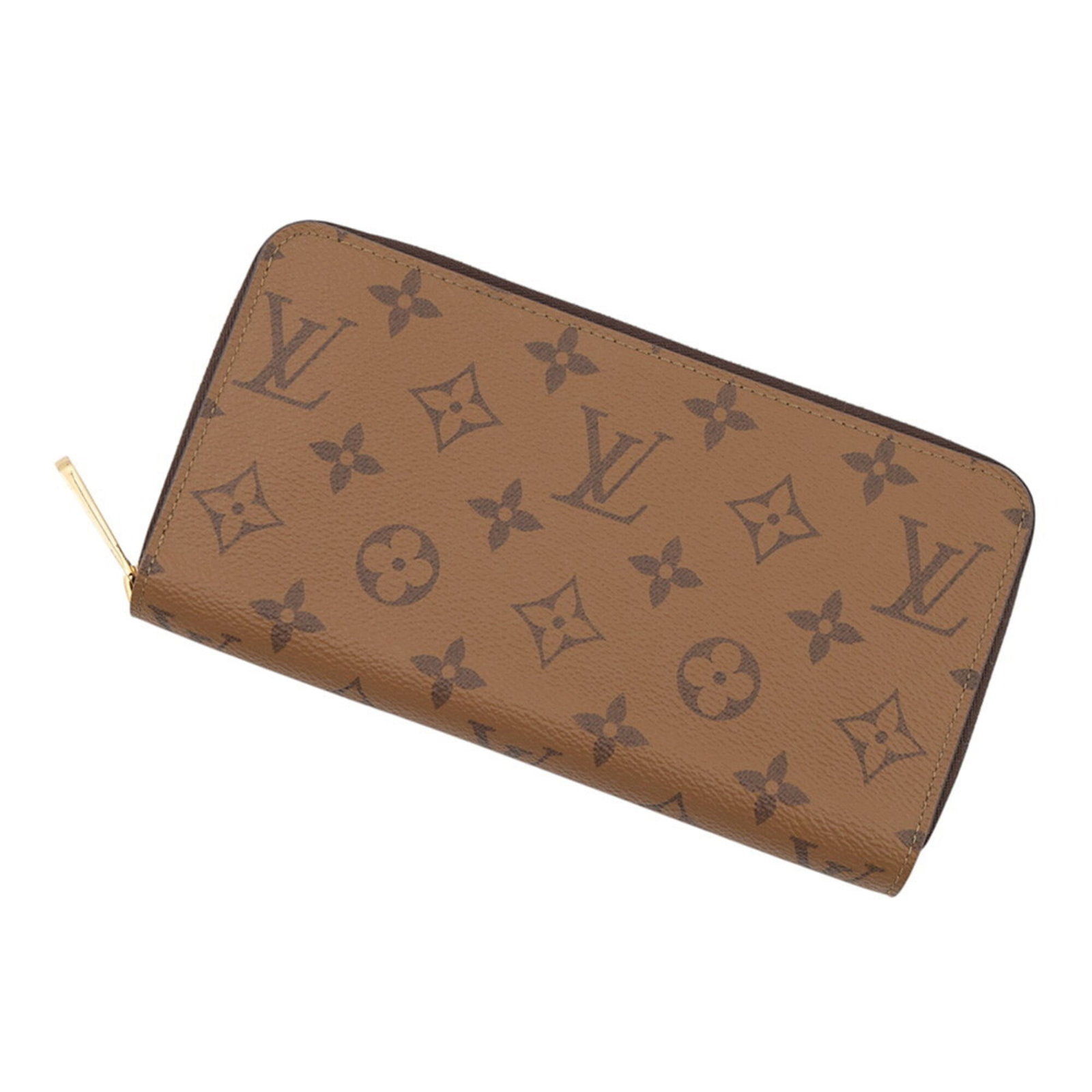 Long Wallet Bi Fold Monogram Louis Vuitton Reverse