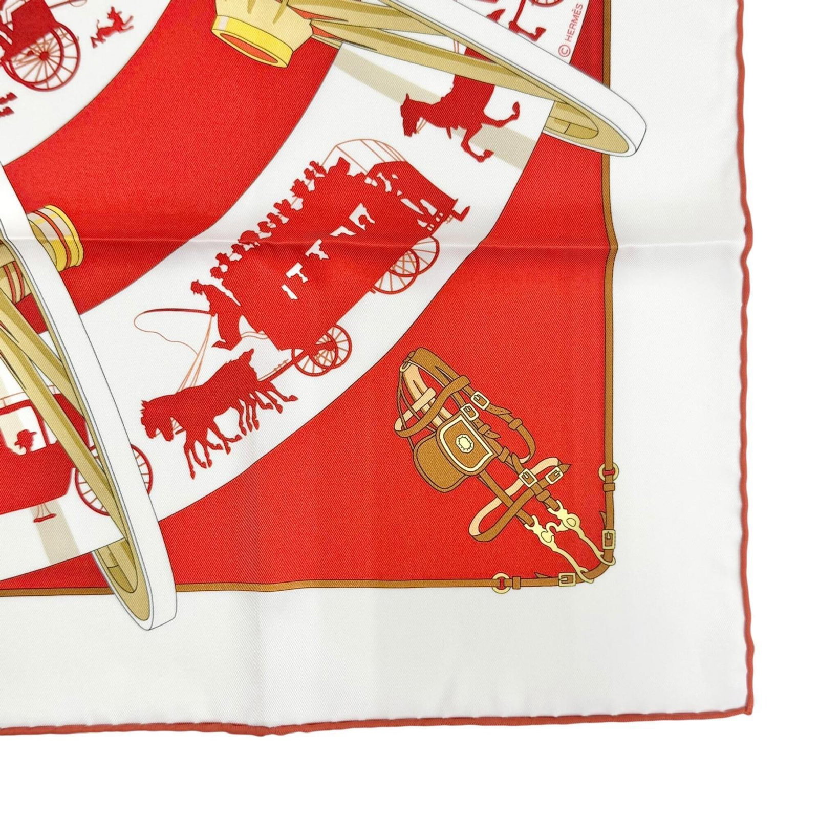 Silk Hermes Scarf - 7