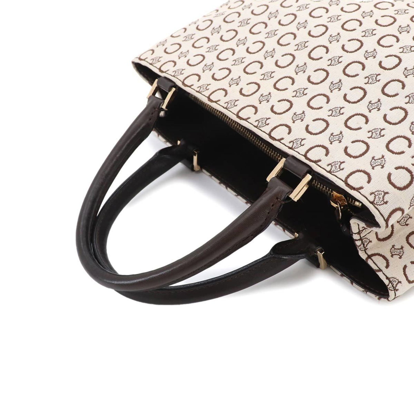 Handbag Canvas Leather - 6