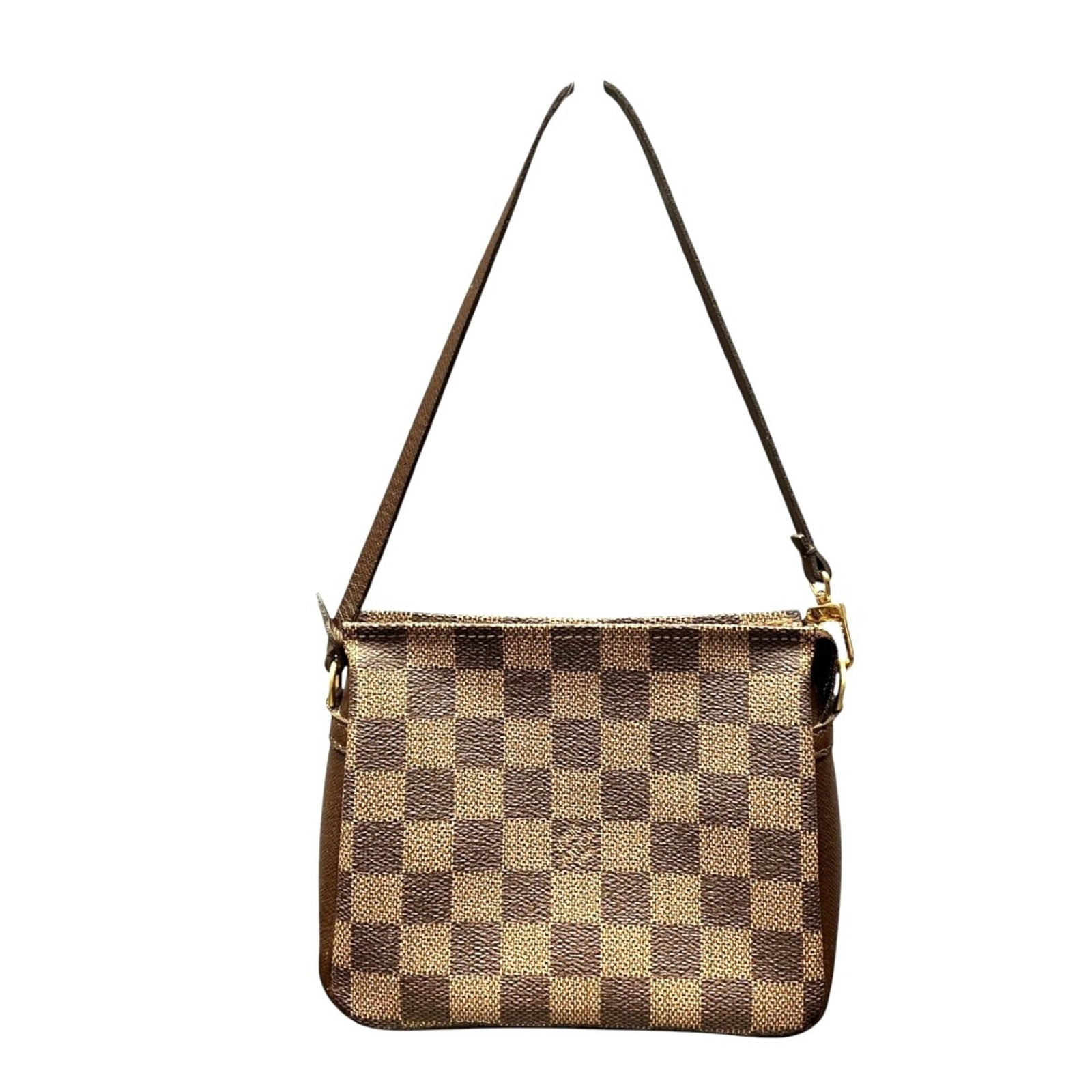 Handbag Leather Louis Vuitton: Handbag Leather Louis Vuitton Brown Leather Louis Vuitton Handbag, 13.5cm x 16cm x 5cm, bears a signature. Item Specifics: Brand: Louis Vuitton Type: Handbag Material: Leather Color: Brown Gender: Wom