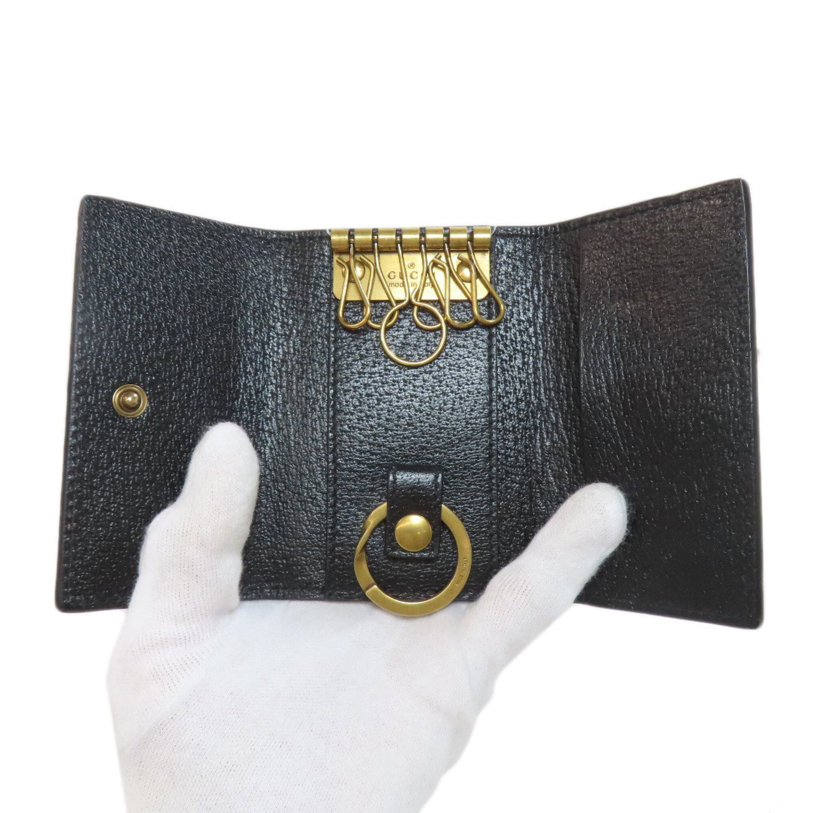 Keycase Leather Gucci - 3