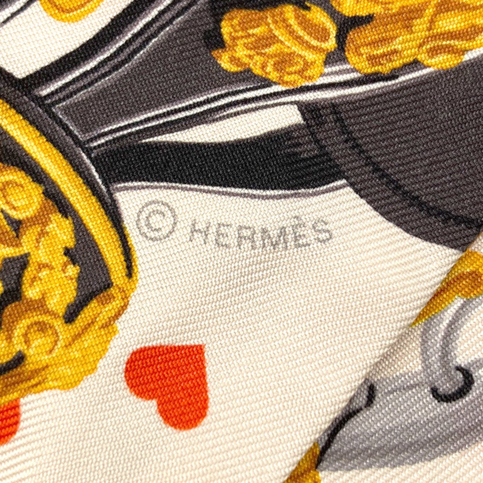 Silk Hermes Scarf - 4
