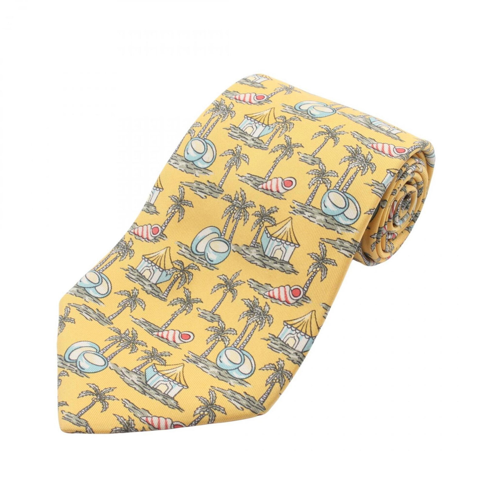Silk Cravat Hermes: Silk Cravat Hermes Silk Cravat from Hermes, measuring 144cm in length, features a multi-color design with a prominent yellow hue. Crafted from high-quality silk, this cravat showcases the brand's sign