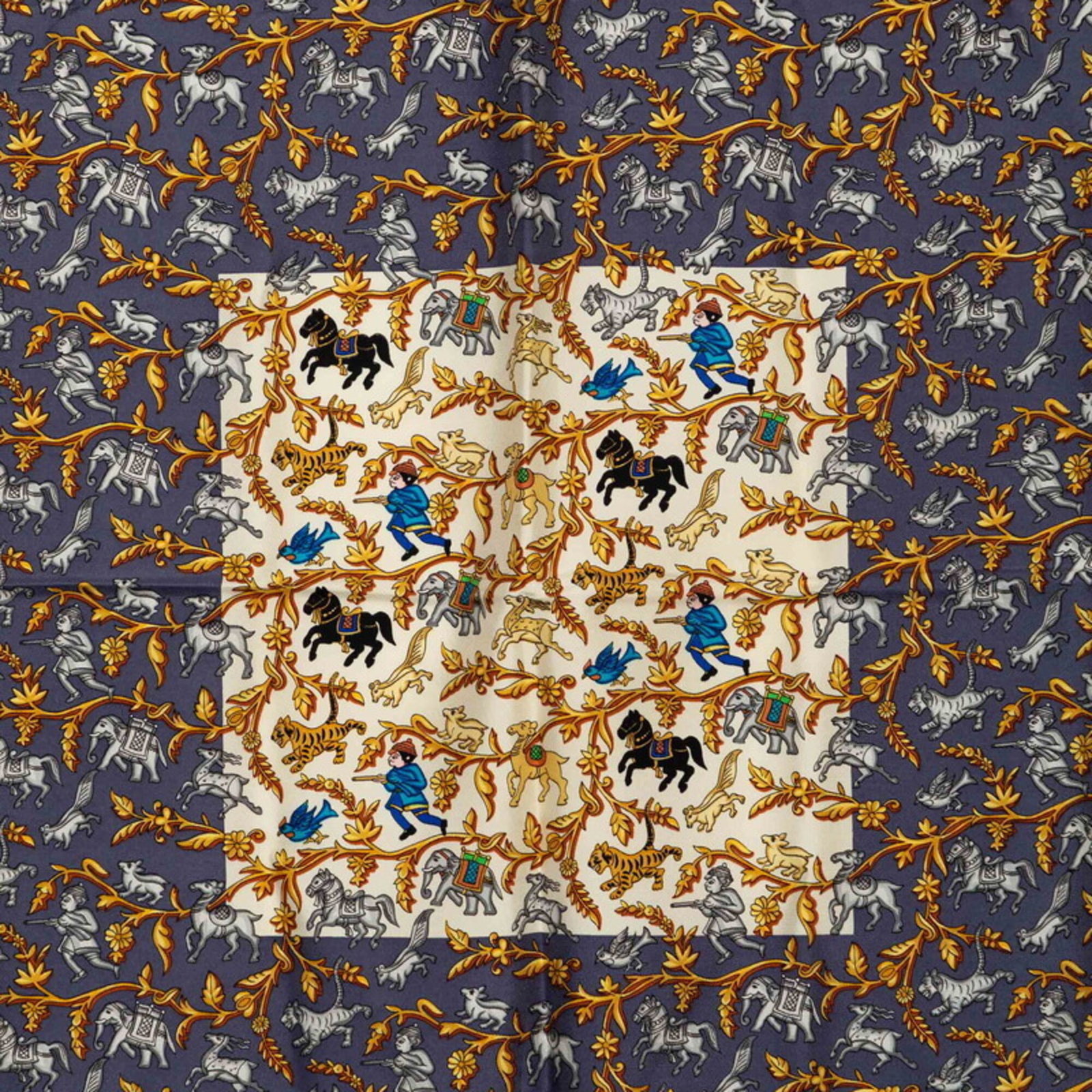 Silk Hermes Scarf - 2