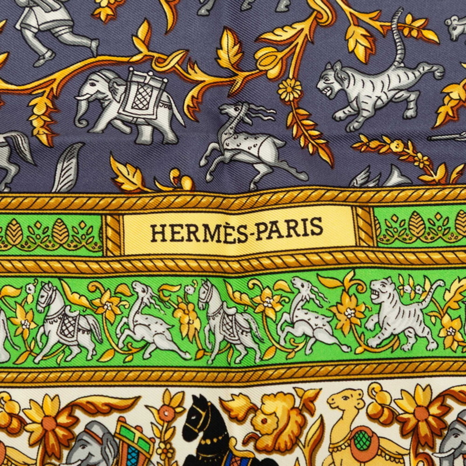 Silk Hermes Scarf - 4