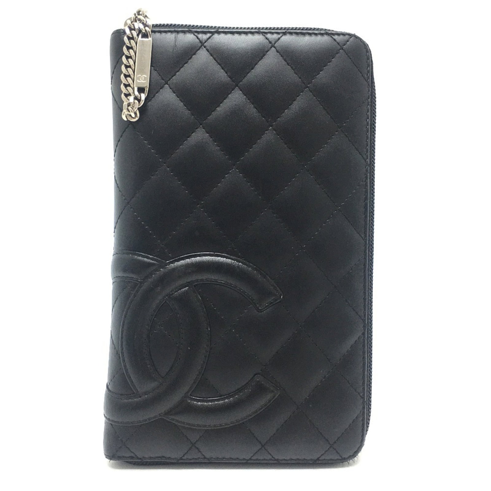 Chanel Long Wallet (Bi-Fold) Leather: Chanel Long Wallet (Bi-Fold) Leather Black or Pink Calfskin Leather, 20.5cm x 12.5cm x 1.8cm, Box, Dust bag, Guarantee card included. Item Specifics: Brand: Chanel Line: Cambon Type: Long wallet (bi-f