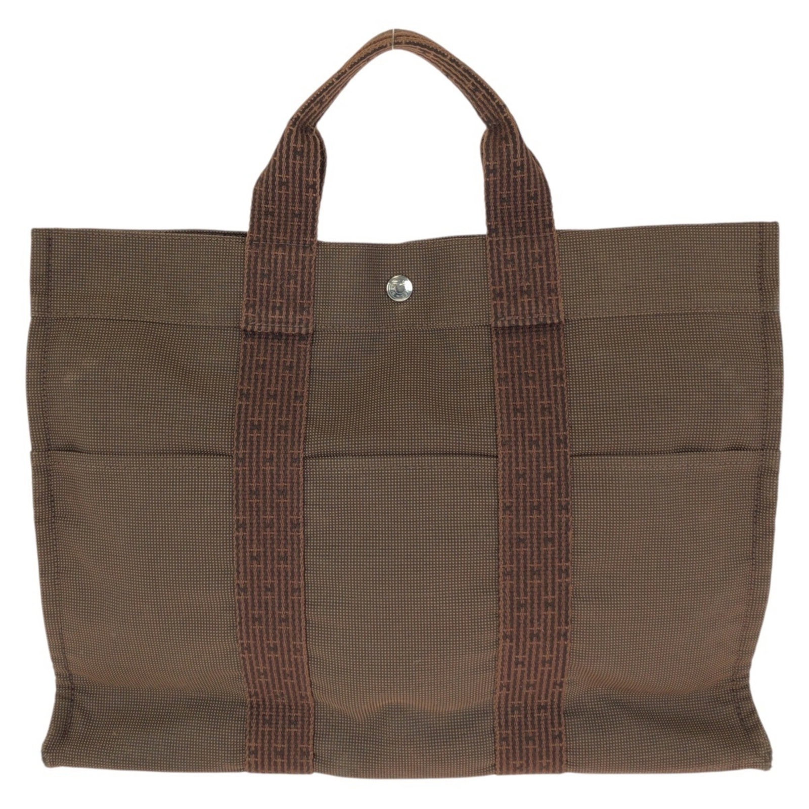 Polyamide Polyester Bag Tote Handbag Hermes - 2