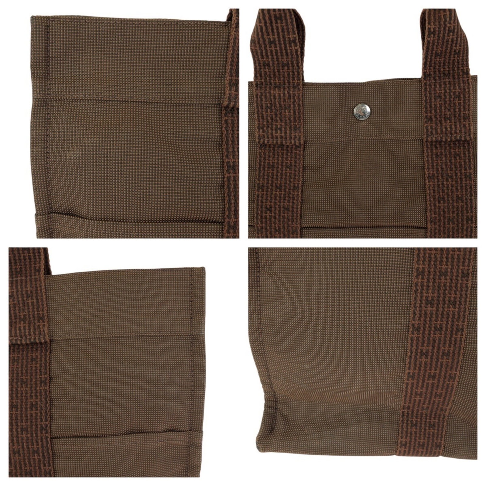 Polyamide Polyester Bag Tote Handbag Hermes - 5