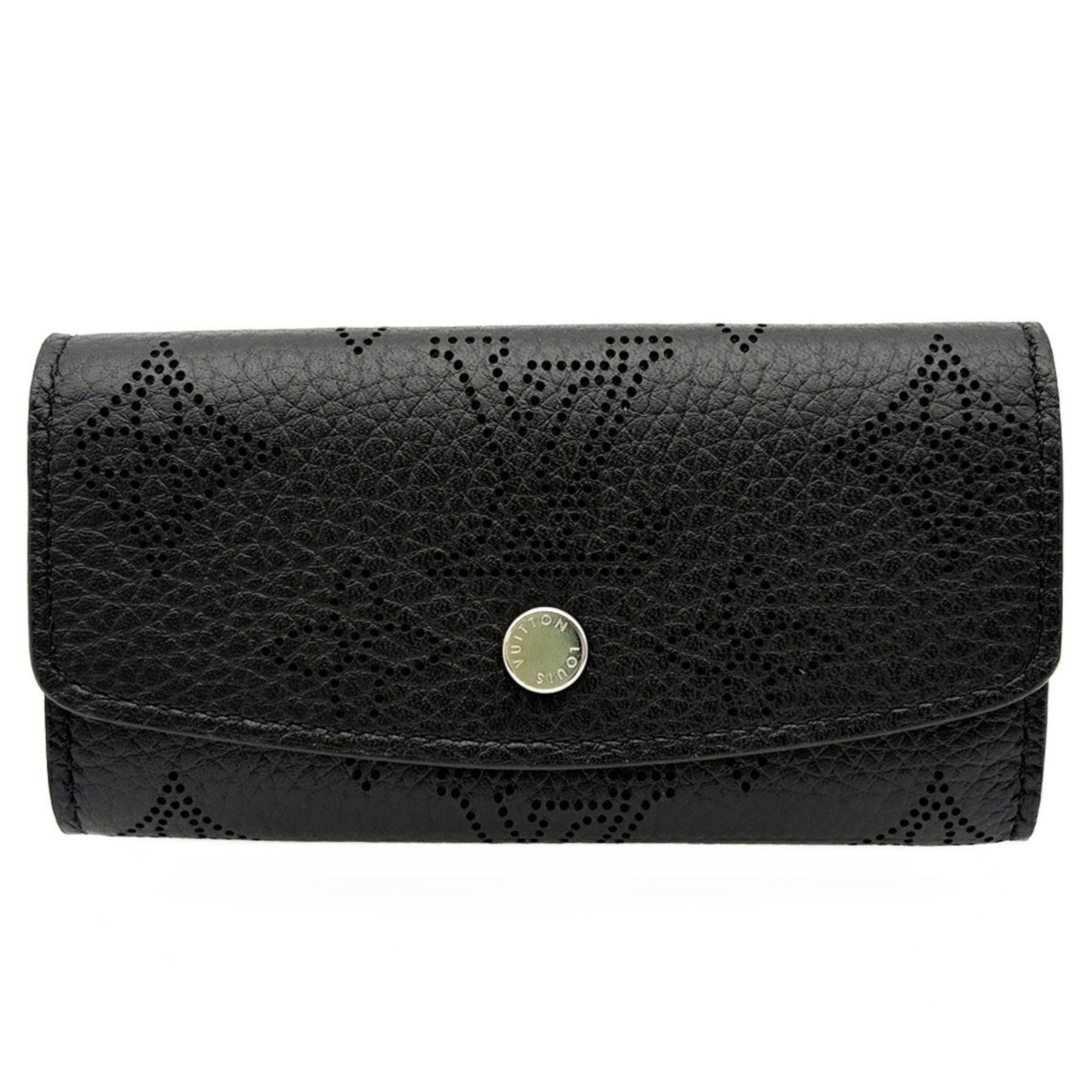 Louis Vuitton Mahina Multicles 4-Key Case M64054 Leather Black Women'S Louis Vuitton: Louis Vuitton Mahina Multicles 4-Key Case M64054 Leather Black Women'S Louis Vuitton Black Leather Louis Vuitton Mahina Multicles 4-Key Case from M64054 Collection. This compact case features a sleek