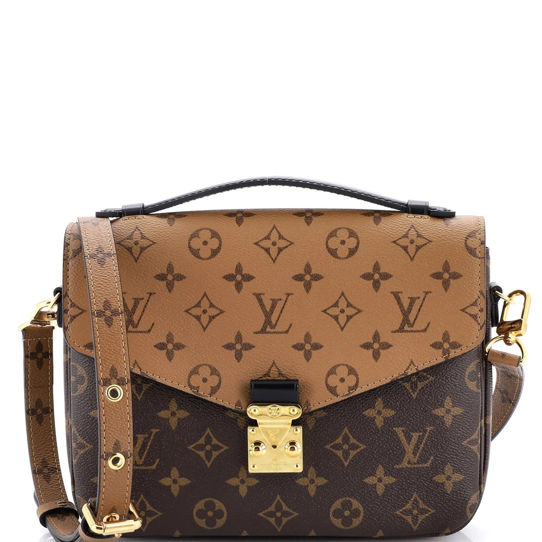 Monogram Reverse Canvas Pochette Louis Vuitton: Monogram Reverse Canvas Pochette Louis Vuitton The Monogram Reverse Canvas Pochette Louis Vuitton boasts a timeless design with its iconic brown exterior and signature reverse monogram pattern. This c