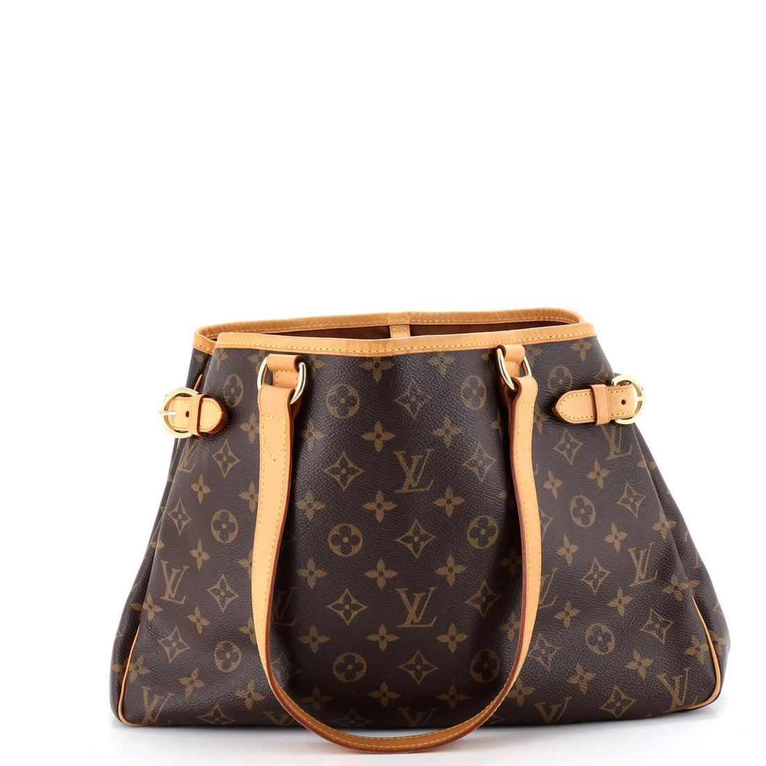 Louis Vuitton Batignolles Handbag Monogram Canvas Horizontal: Louis Vuitton Batignolles Handbag Monogram Canvas Horizontal Brown Louis Vuitton Batignolles Handbag Monogram Canvas Horizontal features a classic horizontal monogram pattern on its canvas exterior,