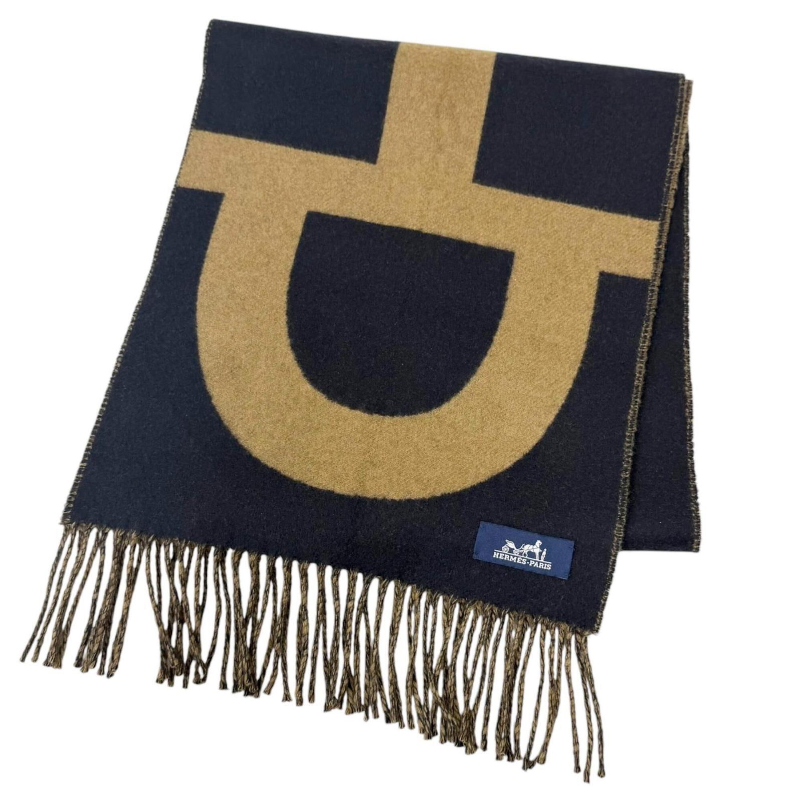 Hermes Stole Cashmere: Hermes Stole Cashmere Item Specifics: Brand: Hermes Country of Origin: United Kingdom Type: Stole Gender: Men,Women Color: Brown, Navy Material: Cashmere Size (LxW): 1.39m x 30.5cm / 54.72'' x 12''