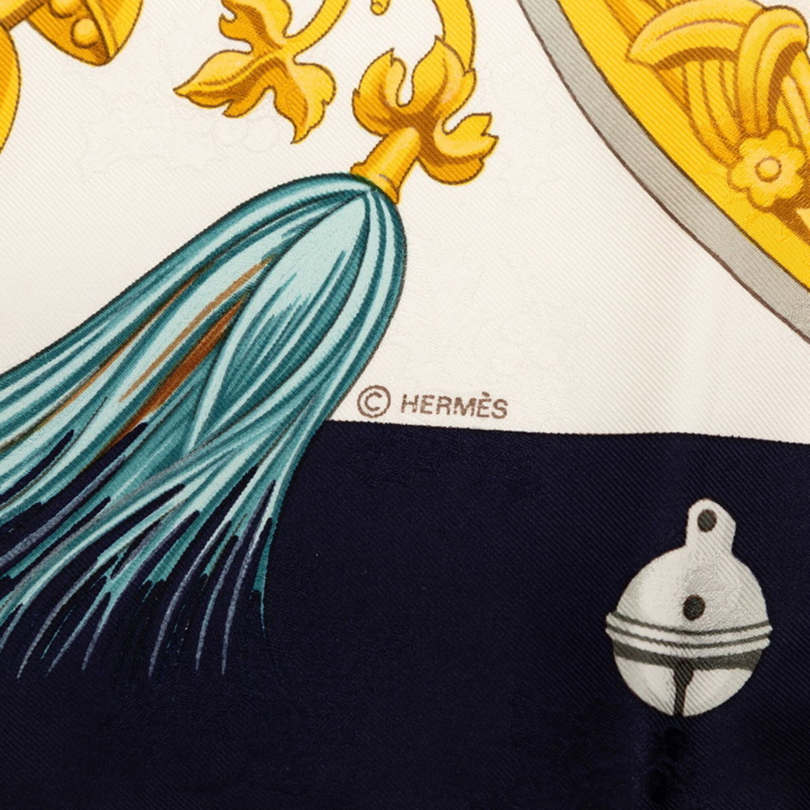 Silk Hermes Scarf - 5