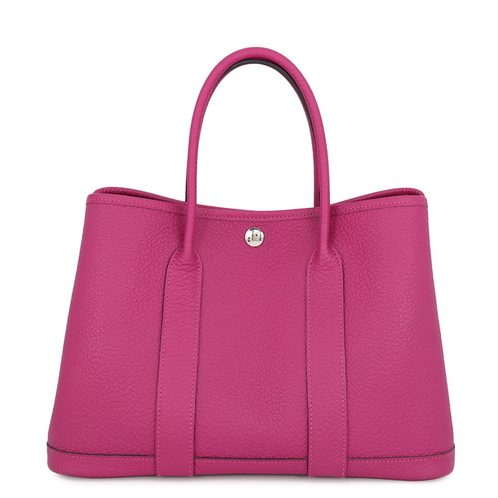 Hermes Handbag Tote Bag Negonda Leather: Hermes Handbag Tote Bag Negonda Leather The Hermes Garden Country Negonda Leather Tote Bag is a stunning piece of French craftsmanship, featuring rich rose purple Negonda leather and sleek silver hard