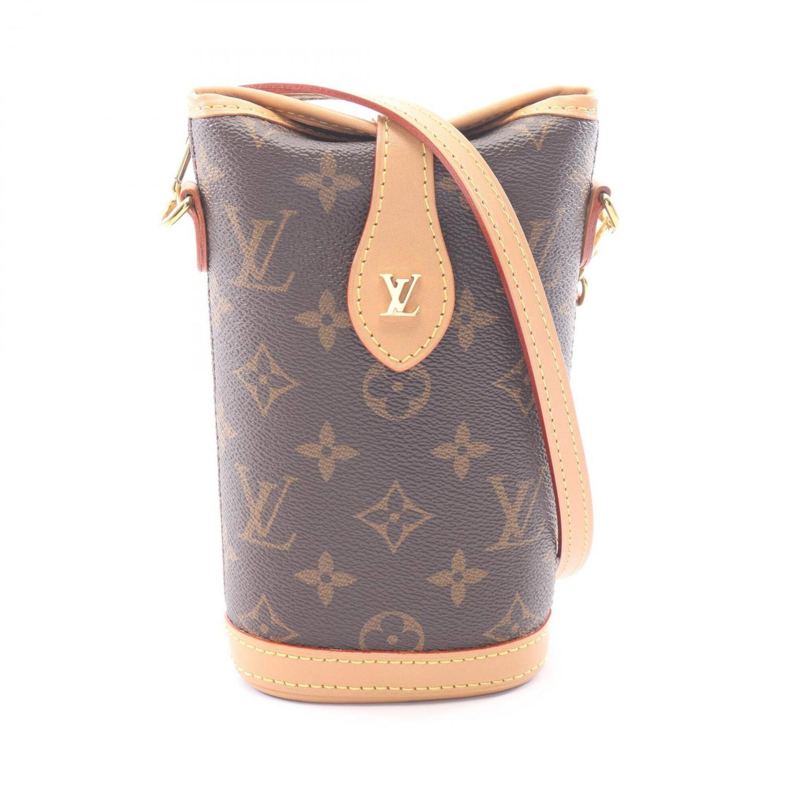 Coated Canvas Leather Louis Vuitton Shoulder Bag: Coated Canvas Leather Louis Vuitton Shoulder Bag Coated canvas and leather come together in this iconic Louis Vuitton shoulder bag, featuring the classic Monogram pattern. With its sturdy 90cm-116cm