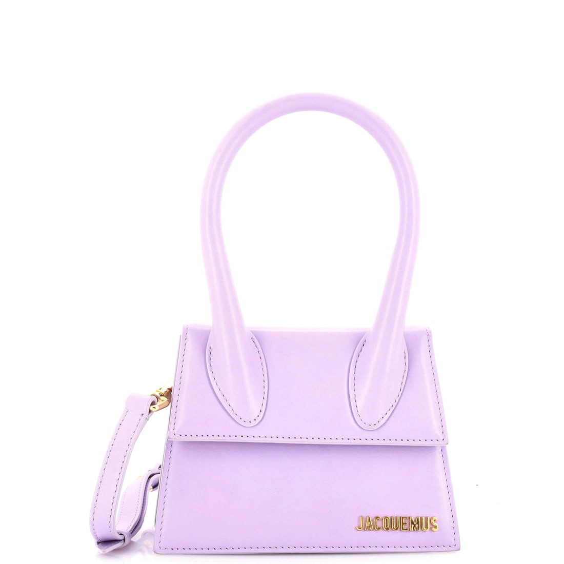 Bag Le Chiquito Moyen Leather Jacquemus Moyen: Bag Le Chiquito Moyen Leather Jacquemus Moyen The Bag Le Chiquito Moyen Leather Jacquemus Moyen boasts a rich, deep purple exterior crafted from high-quality leather, with a neutral interior and gold