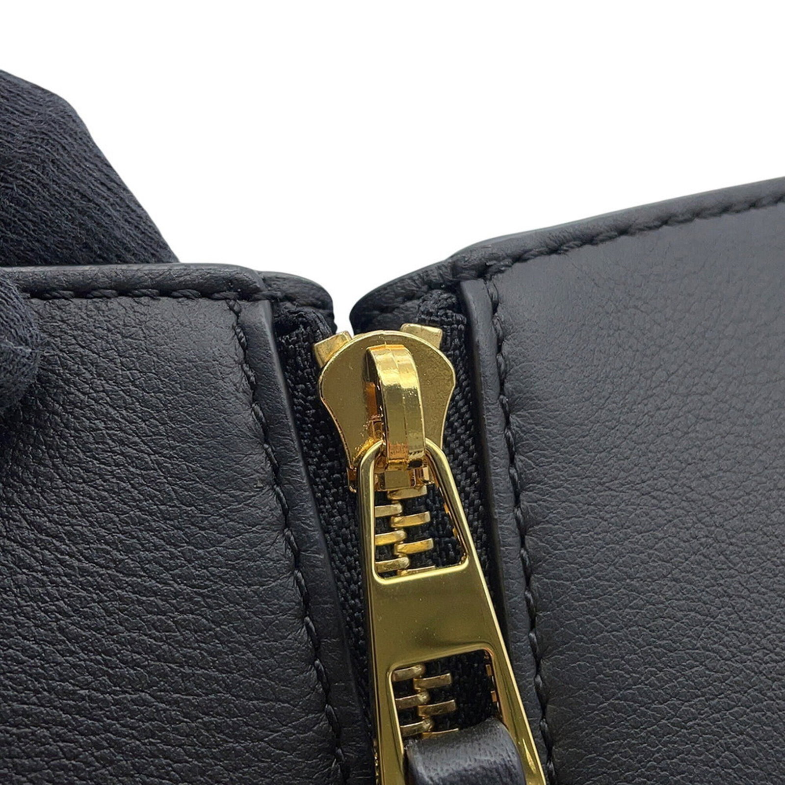 Raffia Leather Shoulder Bag Loewe - 10