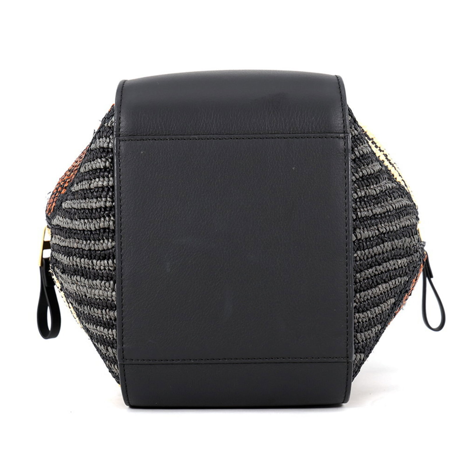 Raffia Leather Shoulder Bag Loewe - 3