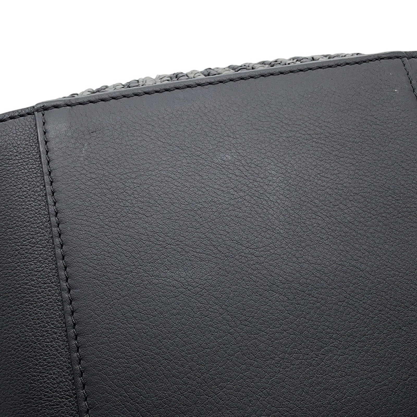 Raffia Leather Shoulder Bag Loewe - 8