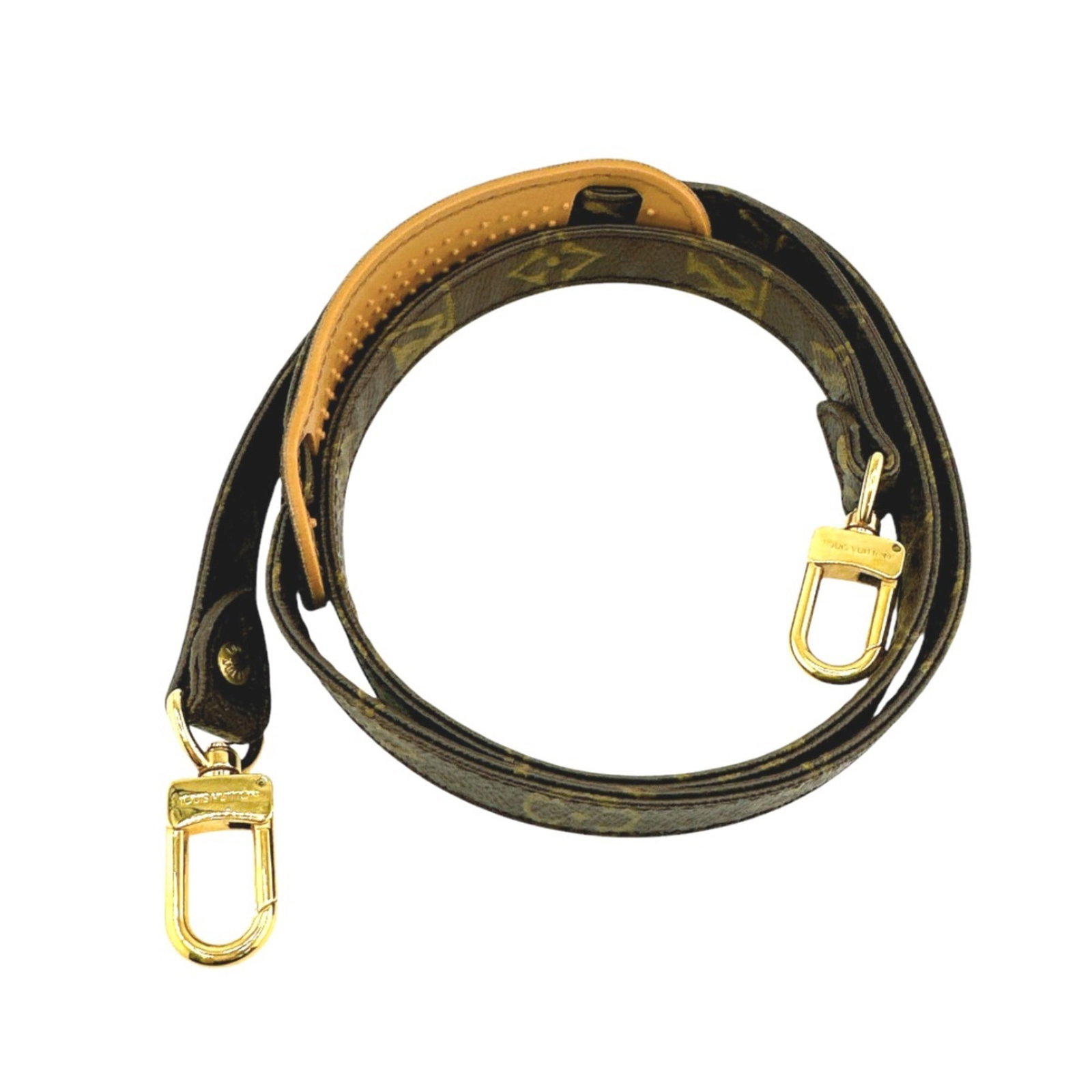 Monogram Strap Louis Vuitton: Monogram Strap Louis Vuitton Monogram Strap from Louis Vuitton features the iconic brown monogram pattern, a classic design element of the French luxury brand. Made from high-quality materials, this