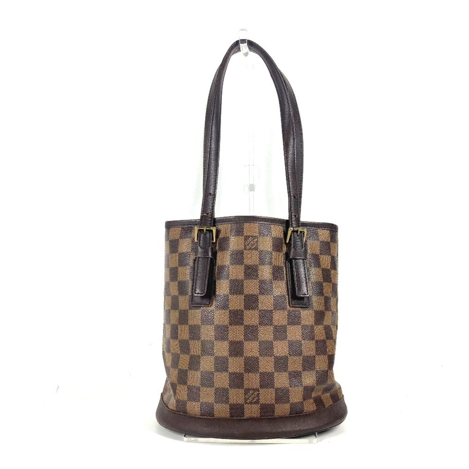 Damier Canvas Louis Vuitton Tote Shoulder Bag: Damier Canvas Louis Vuitton Tote Shoulder Bag Damier Canvas Louis Vuitton Tote Shoulder Bag is made from Damier Canvas and features a classic design. The bag measures 24cm x 22.5cm x 16cm and is