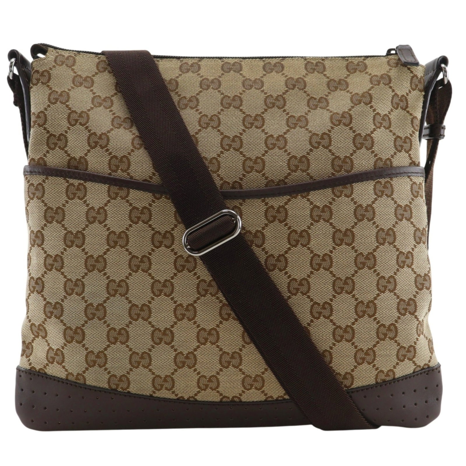 Shoulder Bag Gg Canvas: Shoulder Bag Gg Canvas Brown GG canvas shoulder bag with a classic design, measuring 28cm x 30cm x 3cm. This stylish bag features a timeless combination of functionality and sophistication, perfect fo