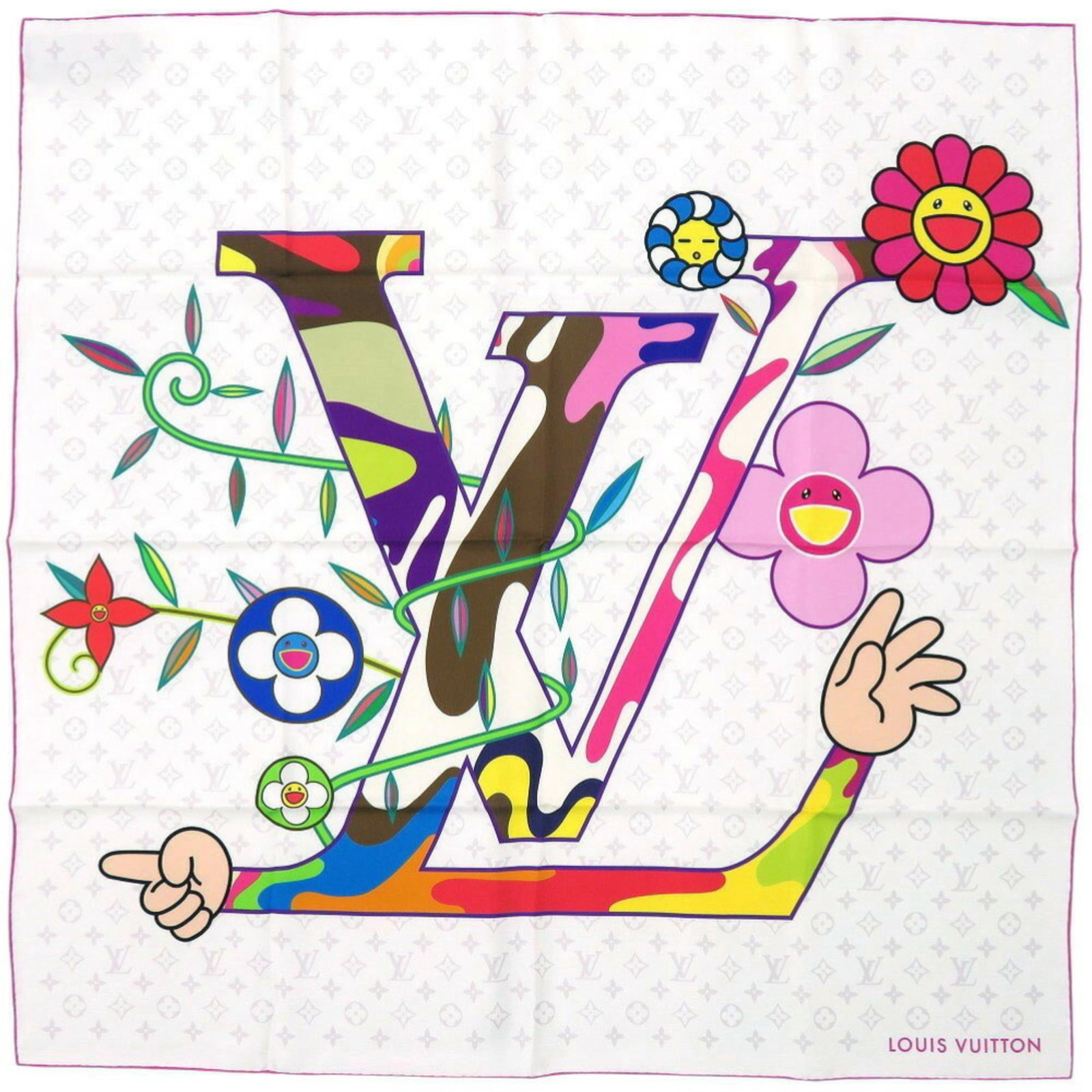 Silk Scarf Louis Vuitton: Silk Scarf Louis Vuitton Silk Scarf Louis Vuitton is made from high-quality silk, and comes in three colors: Brown, Pink, and White. It is packaged in a box, and bears a signature. This scarf is a lux