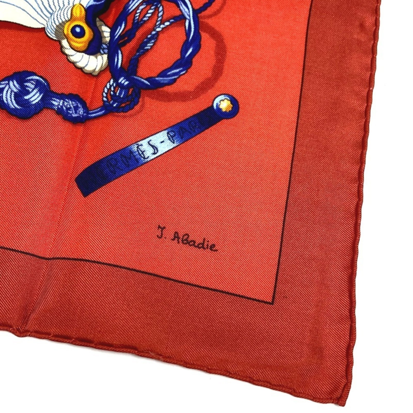 Silk Hermes Scarf - 4