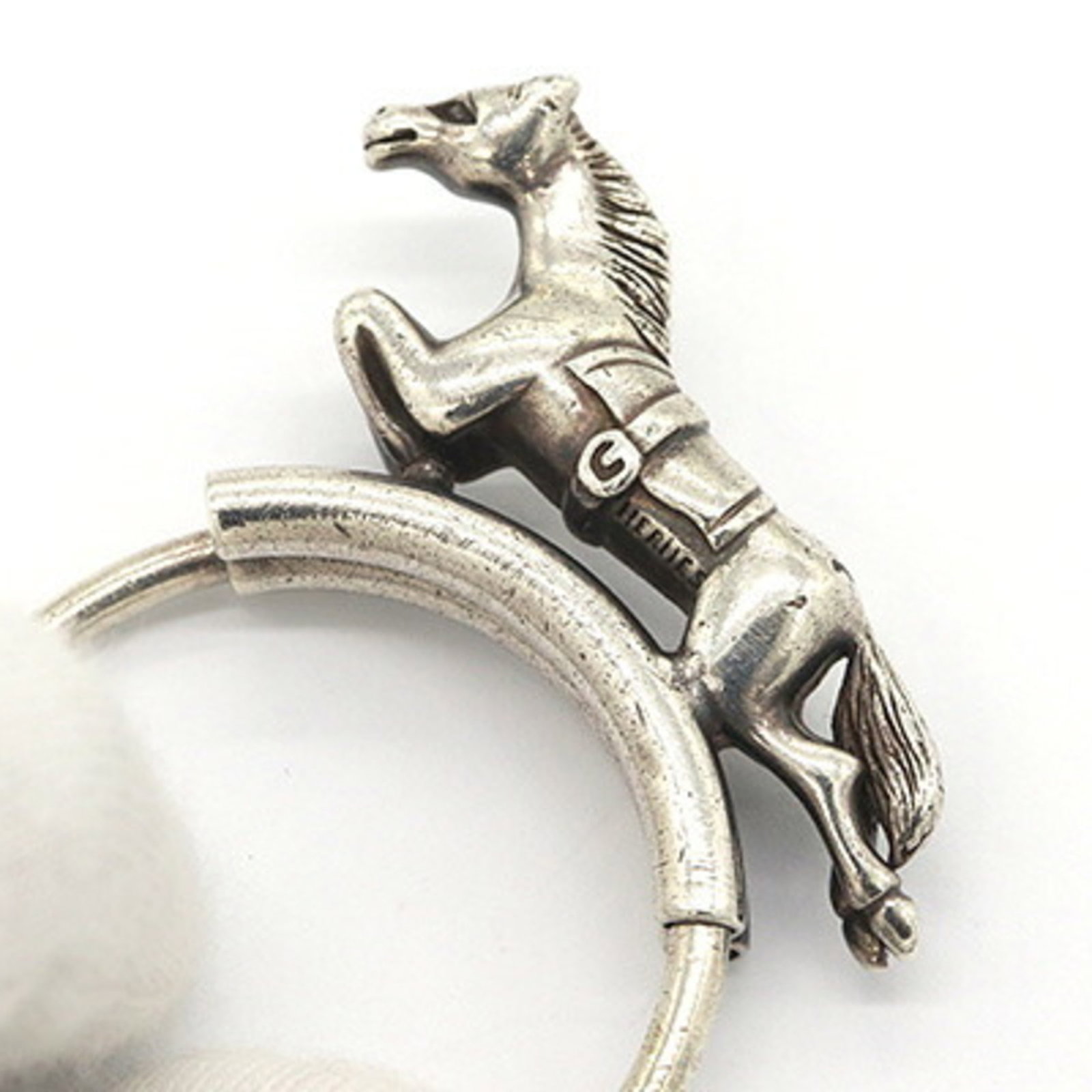 Keyring Sterling Silver Hermes - 4
