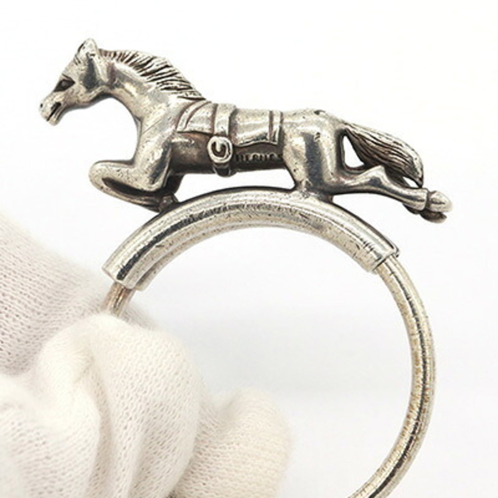 Keyring Sterling Silver Hermes - 6