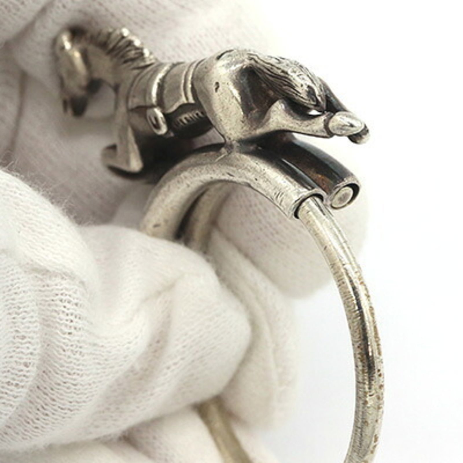 Keyring Sterling Silver Hermes - 7