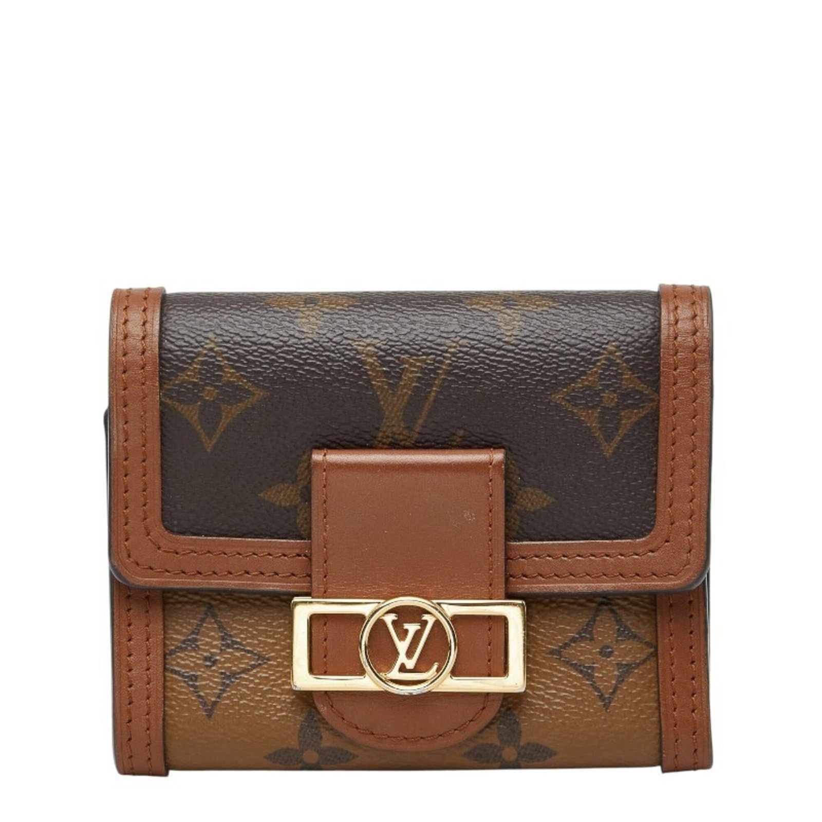 Tri Fold Pvc Leather Wallet Louis Vuitton: Tri Fold Pvc Leather Wallet Louis Vuitton Tri-fold wallet with a unique blend of PVC and leather construction, offering a distinctive touch to everyday carry. Measuring 9.5cm x 12cm x 2.5cm, this
