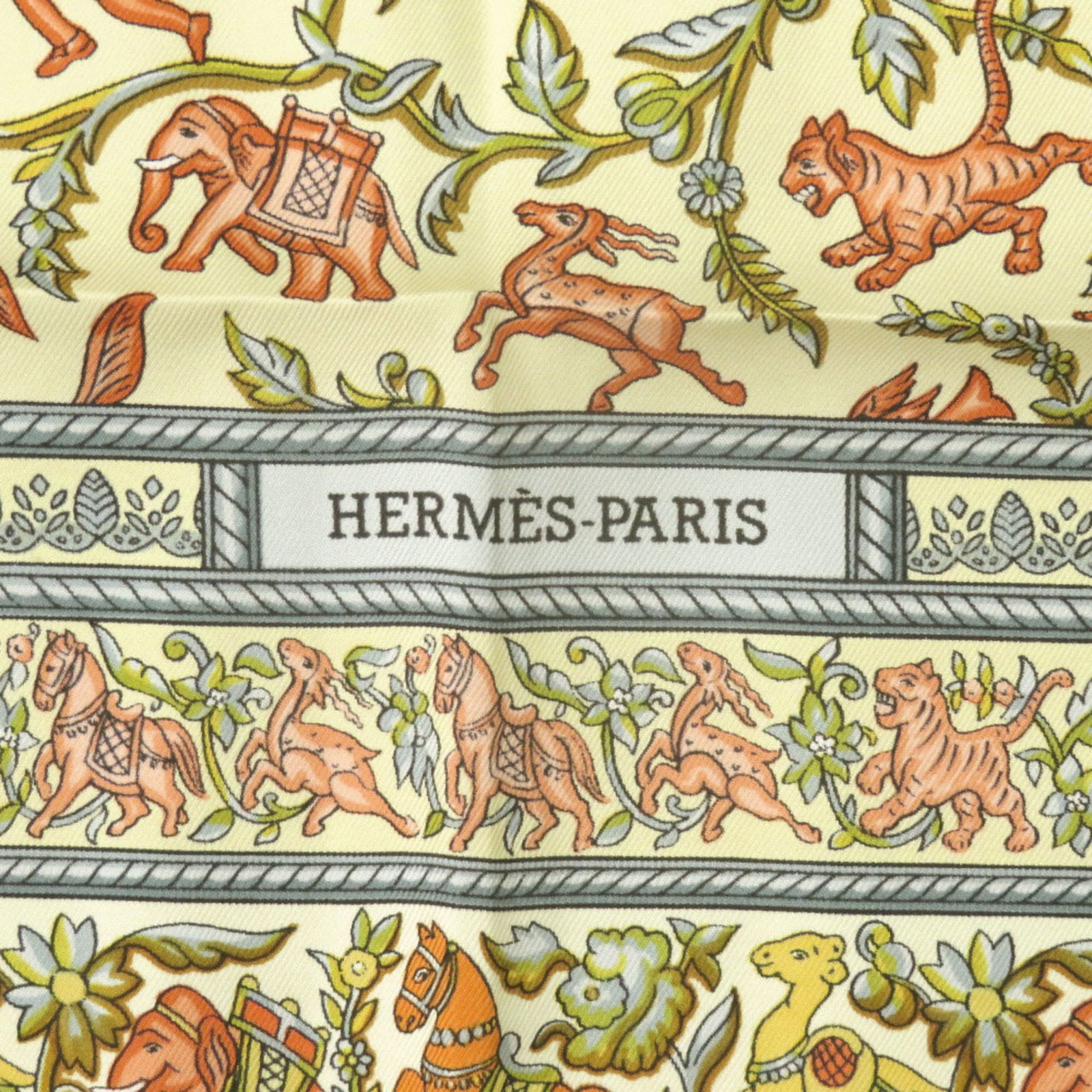 Silk Hermes Scarf - 4