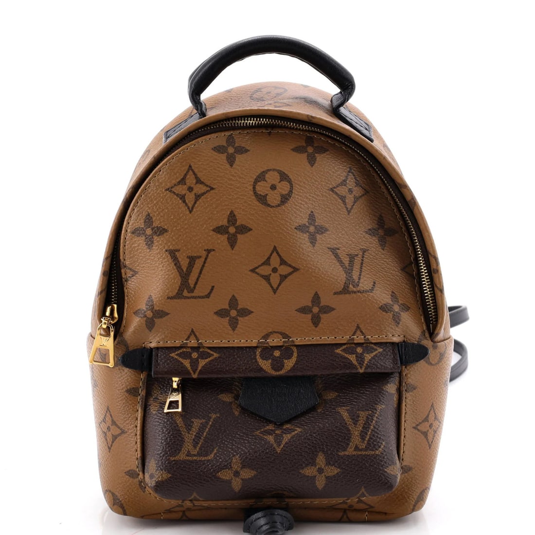 Louis Vuitton Mini Backpack Canvas Reverse Monogram Palm Springs: Louis Vuitton Mini Backpack Canvas Reverse Monogram Palm Springs The Louis Vuitton Mini Backpack Canvas Reverse Monogram Palm Springs boasts a classic design with a timeless appeal. With its brown