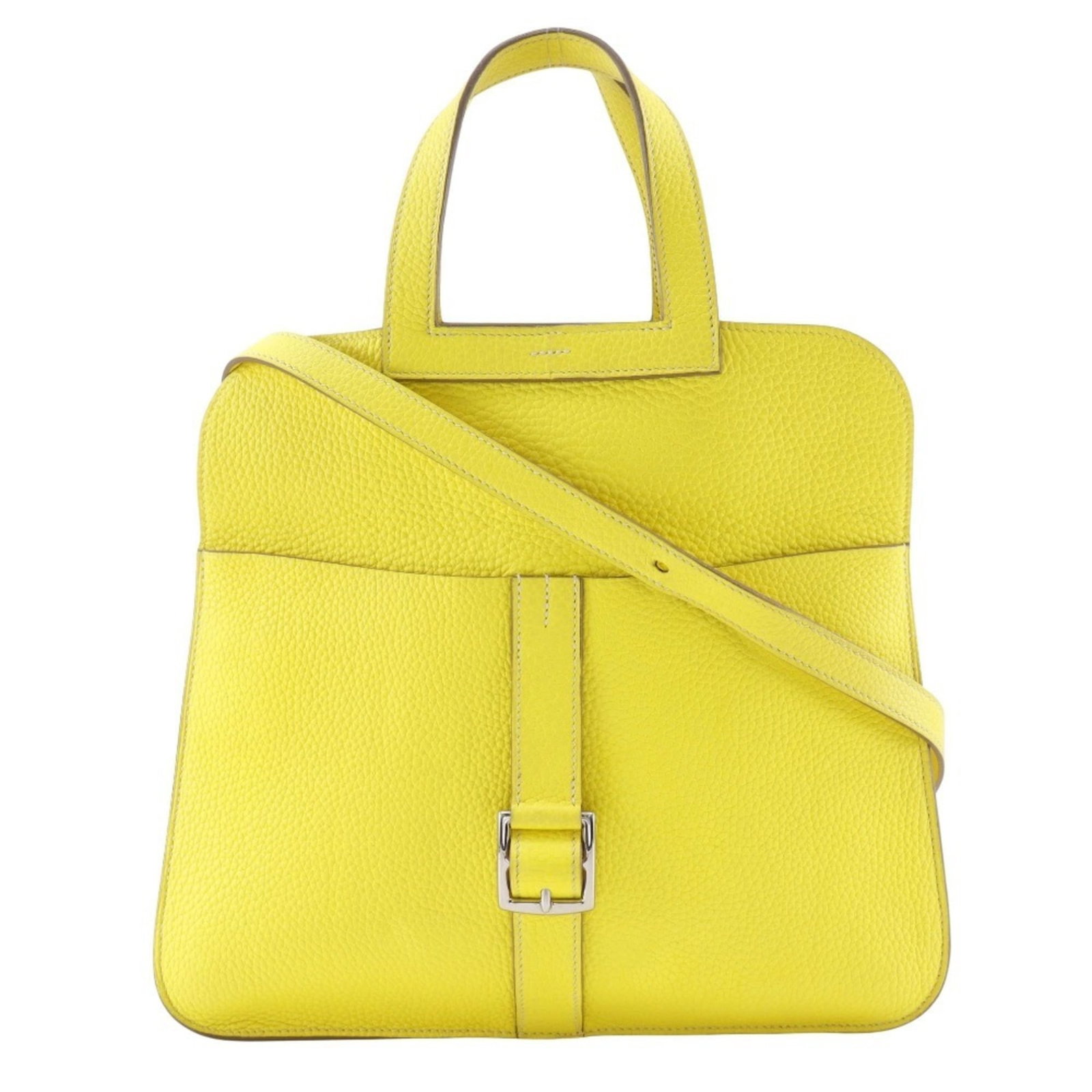 Clemence Leather Handbag Taurillon Hermes: Clemence Leather Handbag Taurillon Hermes Taurillon clemence leather handbags from Hermes are renowned for their exceptional craftsmanship and timeless design. This particular piece boasts a striking