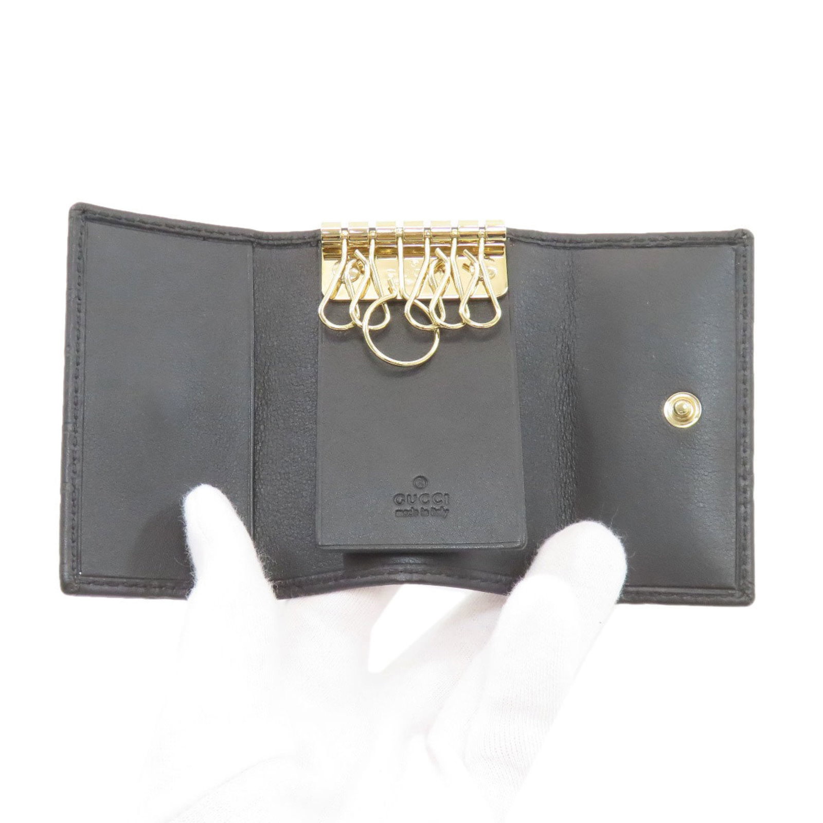 Keycase Leather Gucci - 4