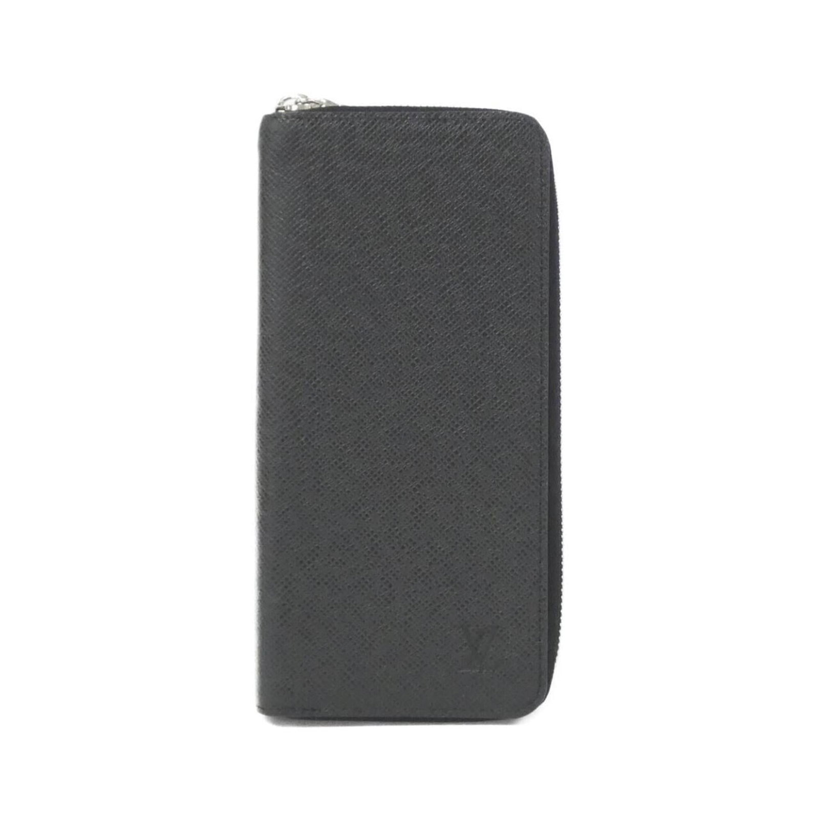 Leather Wallet Bi Fold Louis Vuitton: Leather Wallet Bi Fold Louis Vuitton The Louis Vuitton bi-fold wallet is crafted from high-quality calfskin leather, featuring a sleek black design. Measuring 20cm x 10cm x 2cm, this long wallet is a